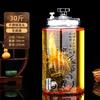 Venda Direta da Fábrica e Entrega de Garrafas de Vidro para Espumante, Potes de Vinho Medicinal de Ginseng, Potes de Vinho, Potes de Vinho Branco, Garrafas de Vinho Especiais com Torneiras