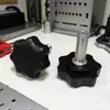Tornillo de cabeza de plástico de nailon de protección ambiental con forma de estrella de siete ángulos n.° 40 m8, tornillo de mango, tornillo de mano