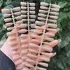 Usando una pieza de uña fuerte esmerilada sin costuras de color para uña pieza de uña prefabricada estándar rosa natural completo A Al por mayor
