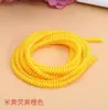 Cuerda de protección para cable de datos de teléfono móvil de 1,4 metros, cuerda de protección para cable de datos de tres colores, resorte de protección para cable de auriculares tres en uno