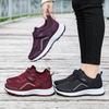 Zapatos para Caminar de Mujer, Versátiles Zapatillas de Primavera Cómodas de Suela Blanda, Zapatos de Madre con Velcro, Zapatos para Parejas de Mediana Edad y Ancianos para Adultos Mayores