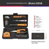 Conjunto de Caixa de Ferramentas Vermelha para Casa Conjunto de Manutenção Combinado Manual para Casa Completo Conjunto de Ferramentas para Presente