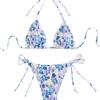 2026 Estilo Nuevo Traje de Baño Bikini Conjunto de Tres Piezas Traje de Baño Dividido para Mujeres Vacaciones Chica Caliente Celebridad de Internet Ropa de Playa