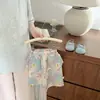 Pantalones Florales de Pierna Ancha para Bebés y Niños Pequeños, Transpirables y Suaves con la Piel, Holgados, Casuales y Largos para Verano, Elegantes Pantalones Anti-Mosquitos para Niñas