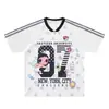 Camiseta de manga corta con cuello en V, estilo jersey, de lunares, linda y moderna, estilo americano, para mujer, fina de verano, secado rápido, versátil, manga raglán