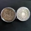 Artesanía antigua material de hierro en caja Constelación europea y americana 12 dólar de plata