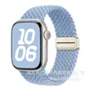 Cierre magnético de metal correa tejida de nailon adecuada para Apple Watch Series 9, 10, 11 y iWatch Ultra