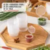 Caja de Condimentos para Salsas Herramienta para Porcionar Ingredientes Plástico Desechable de Grado Alimenticio Vinagre Ajo Cebolla Ingredientes Pequeños Comercial Para Llevar Al Por Mayor