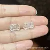Coleção de Cristal Branco Natural, Contas de Abóbora, Contas de Flor de Maracujá, Acessórios Artesanais, Pulseiras DIY Feitas à Mão, Joias da Moda