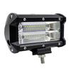 Luz de trabalho LED para carro 5 polegadas 72W tira de LED de duas fileiras veículo off-road para-choque dianteiro teto farol carro modificado