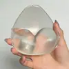 Almofadas de silicone populares e espessadas para seios, inserções invisíveis para biquínis e maiôs sem alças, almofadas para seios para natação com aumento de seios embutido