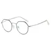 Gafas de Lectura de Marca Bjyx Montura Completa Montura Cuadrada Negocios Ultraligeras Ultra-Claras Color Puro Metal Gama Alta Luz Azul Anti-Reflejo Plano