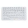 Molde de chocolate con letras en inglés molde de chocolate digital juego combinado ensamblaje gotero tubo de ensayo juego DIY se puede combinar