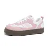 Faz os pés parecerem menores, sola grossa, color block, esportivo, tênis de treino alemão, feminino, Novo Estilo Outono 2026, elegante, casual, com cadarço, moderno, tênis Forrest Gump