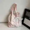 Bolsa de Tela Artística com Bordado Estilo Chinês Nova Coleção Primavera 2025 Estilo Fresco Bolsa de Ombro Feminina Bolsa de Mão