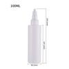 Atacado de fábrica 60ml100mlpe ombro plano branco garrafa de gotejamento longo silicone tampa macia garrafa de aperto nariz lavar garrafa de ouvido