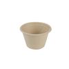 Taza Desechable de Pulpa de Papel para Salsa con Tapa, Caja de Salsa para Llevar de Grado Alimenticio, Taza de Degustación, Taza Sellada para Condimentos, Apta para Microondas