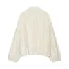 Chaqueta Bomber Plisada de Color Sólido de Moda para Mujer Nueva Primavera 2026 Transfronteriza AliExpress 7817316