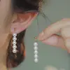 Placa de Incienso para Mosquitos sin Orejas Pinza para Oreja Diseño de Estilo Frío Pendientes Pendientes Largos con Borlas para Mujer Pinza para Oreja Indolora Versátil