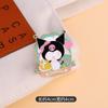 Broche Sanrio Dibujo Animado Lindo Kuromi Cinnamon Dog Pacha Dog Insignia de Metal Ropa para Hombre y Mujer Accesorios para Bolsa