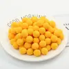 3cm 10 Piezas Por Paquete Bolas Blancas de Pelo de Alta Elasticidad Bolas de Pelo Pequeñas Coloridas de Poliéster Accesorios de Bolas de Felpa de Poliéster para Manualidades