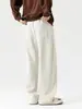 Pantalones Casuales Deportivos de Dobladillo Curvo Estilo Americano para Hombre ACU, Pantalones Largos Rectos Sueltos de Otoño con Corte Tridimensional