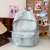 Nova Mochila Escolar de Nylon Ultra-Leve com Aparência Premium, Mochila Estudantil Estilo Coreano Estilo Floresta, Mochila Pequena Casual Simples para Passeios