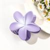Clip de Frangipani de Color Caramelo de 4 cm Venta Caliente Transfronteriza Dulce Clip para el Cabello Tocado Accesorios para el Cabello de Flores Femeninas Clip para el Cabello de Placa al por Mayor
