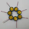Bateria de lítio tipo botão 1254 com cabo Fabricantes de Guangdong atacado Fone de ouvido Bluetooth 60mAh caixa de aço bateria tipo botão