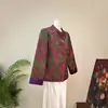 Nueva Chaqueta China Retro con Botón de Rana de Apertura Lateral 2026 Otoño Nuevo Estilo Estilo Chino Temperamento Holgada Elegante Moda Top para Mujer