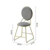 Mesa para Uñas Silla a Juego Mesa y Silla para Salón de Belleza Silla con Respaldo Simple Silla para Mesa de Uñas de Celebridad de Internet Silla Sofá Silla Artículo Predeterminado