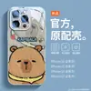 Kapibala es Adecuado para Funda de Teléfono Móvil Apple 16 Dibujos Animados Lindo Iphone16Promax Todo Incluido con Lente Incorporada
