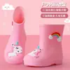 Botas de Lluvia para Niños, Lindos Dibujos Animados para Niños y Niñas, Cubrezapatos Impermeables para Bebés de Guardería, Botas de Lluvia Antideslizantes para Niños Medianos y Grandes con Terciopelo
