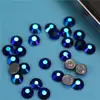 Punto Negro Color AB Diamante Caliente DIY Diamante Flash de Vidrio Accesorios para Ropa Manicura Al por Mayor
