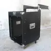 Gabinete de Amplificador 8U16U Caixa de Som Mixer Projetor Tampa Superior Hidráulica Rack Uso em Palco Maleta de Voo