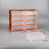 Caja de Almacenamiento para Artículos Varios de Escritorio Plástico Simple Tipo Cajón Compartimentada Caja de Herramientas para Piezas Clasificación y Organización Hogar Montado en Pared