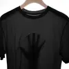 Atacado do Fabricante Verão Solto Gola Redonda Blusa Malha de Seda Gelo Camisa Base Fitness Esportes Respirável Manga Curta Camiseta para Homens