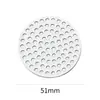 Tela de distribuição secundária de água para café aço inoxidável alça de máquina de café tela de distribuição de água tela de filtro sinterizado 51/53/58