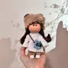 Al por mayor 14cm Muñeca Patata Pequeña Ropa Muñeca Mia Española Disfraz Conjunto de Ropa Falda Mono Lindo