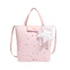 Bolso de Mano Grande Versátil Casual Nuevo de Lunares para Mujer, Bolso Cruzado Estilo Coreano Fresco y Sencillo de Moda