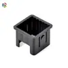 Accesorios para Equipo de Fitness Reductor Hueco de 45 a 40 Tubo Cuadrado de Plástico Funda Deslizante Funda de Aislamiento Funda Hueca Interior para Tubo Cuadrado Casquillo