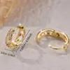 Bestseller transfronterizo: Pendientes huecos de estilo cruz exquisitos y compactos, pendientes de estilo vintage, regalo exquisito, accesorios para orejas de fiesta