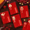 Ruixiang 2026 Año del Caballo Sobre Rojo Nuevo Creativo Brillo Escarchado Dibujos Animados Zodiaco Sobre Rojo Bolsa de la Suerte de Año Nuevo