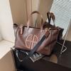 Bolso bandolera de alta gama para mujer, estilo retro, de gran capacidad, estilo estudiante, de moda, 2024