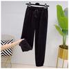 416# Inverno Acolchoado Espesso com Forro de Lã Esporte Pé tamanho grande Skinny Veludo Cotelê Pé Harlan Calças Casuais Calças Femininas Gordo