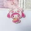Produtos de acrílico cartoon Sanrio patch DIY grampo de cabelo adesivo de geladeira acessórios para capa de celular atacado