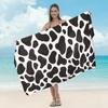 Toalla de Playa de Microfibra Transfronteriza para Adulto Estampada para la Playa Chal Protector Solar Absorbente Toalla para Nadar de Secado Rápido Toalla de Baño