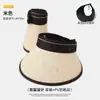 Sombrero de Sol de Verano para Mujer con Protección UV Negra, Sombrero Profesional de Sombrilla con Ala Ancha para Cubrir la Cara