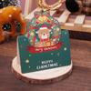 Amazon transfronterizo Halloween Nochebuena Mensaje de Navidad tarjeta de felicitación plegable mensaje Feliz Navidad