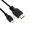 Cable Micro HDMI de doble cabezal Micro Puerto macho a macho Línea HD video Cable para fotografía aérea FPV